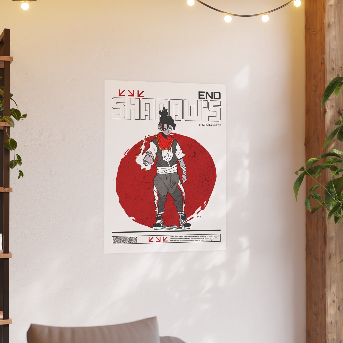 Shadow's End: Ai Deng's Matte Poster - Moonlight