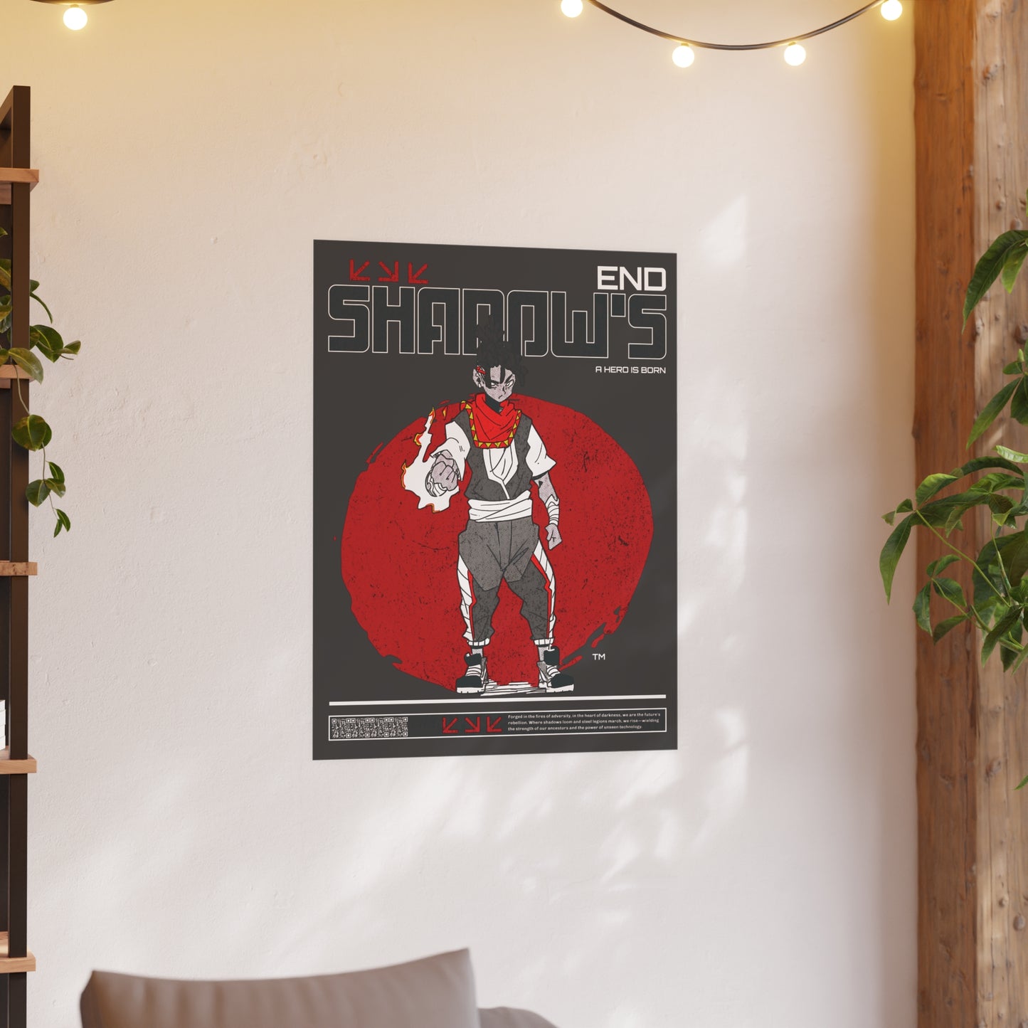 Shadow's End: Ai Deng's Matte Poster - Shadow