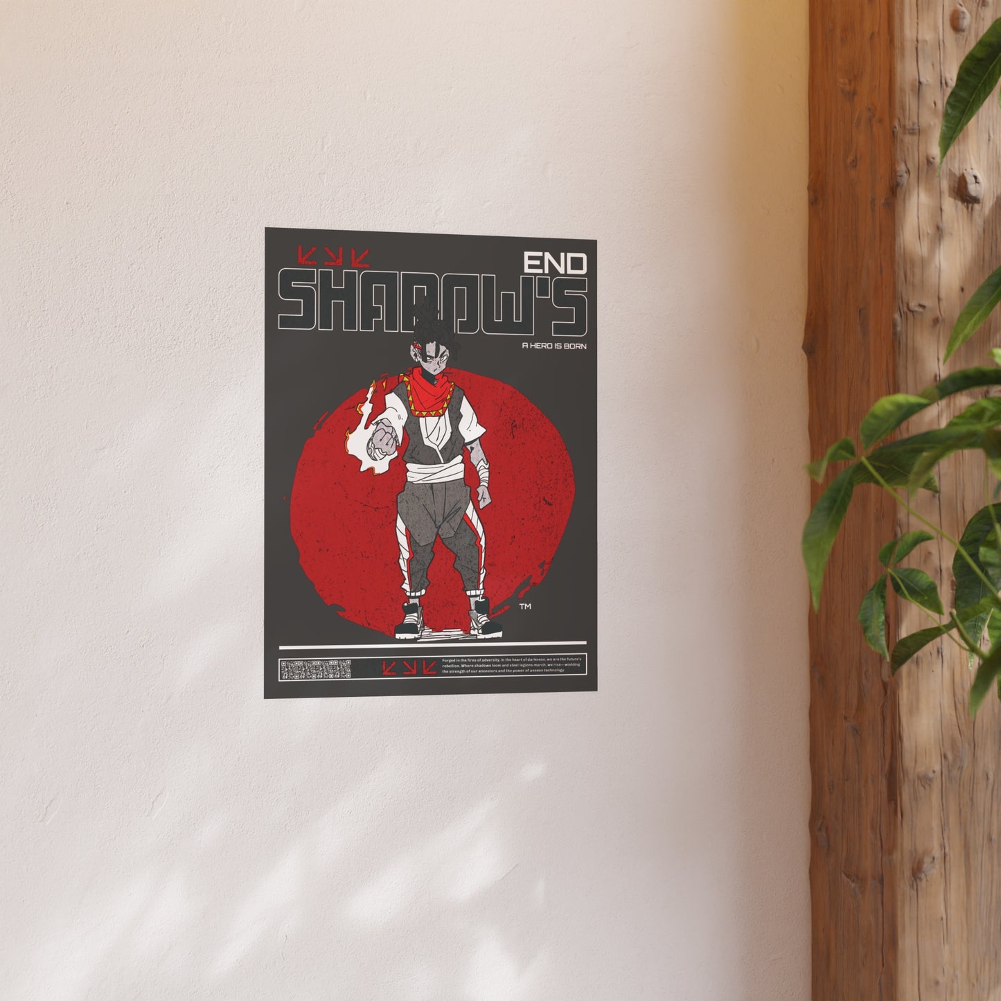 Shadow's End: Ai Deng's Matte Poster - Shadow