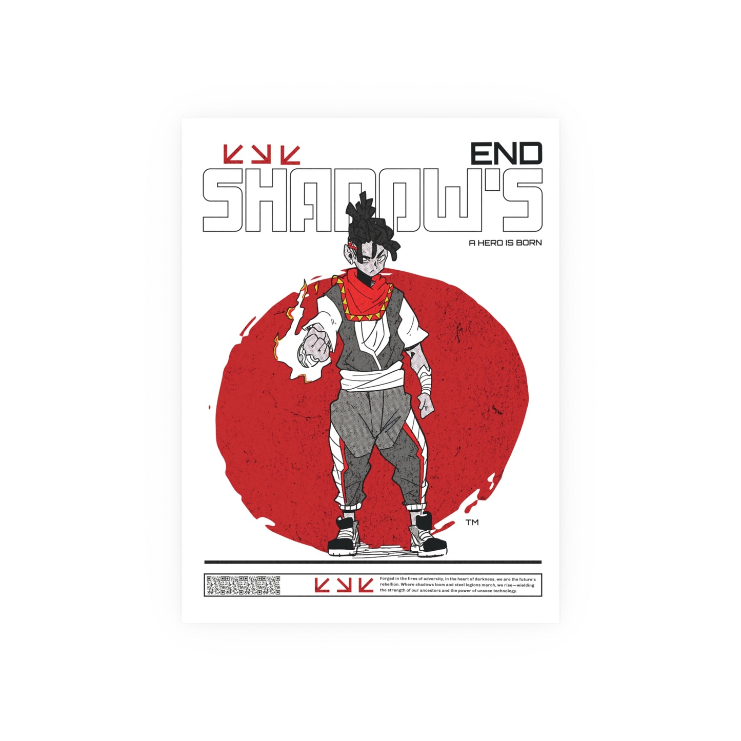 Shadow's End: Ai Deng's Matte Poster - Moonlight