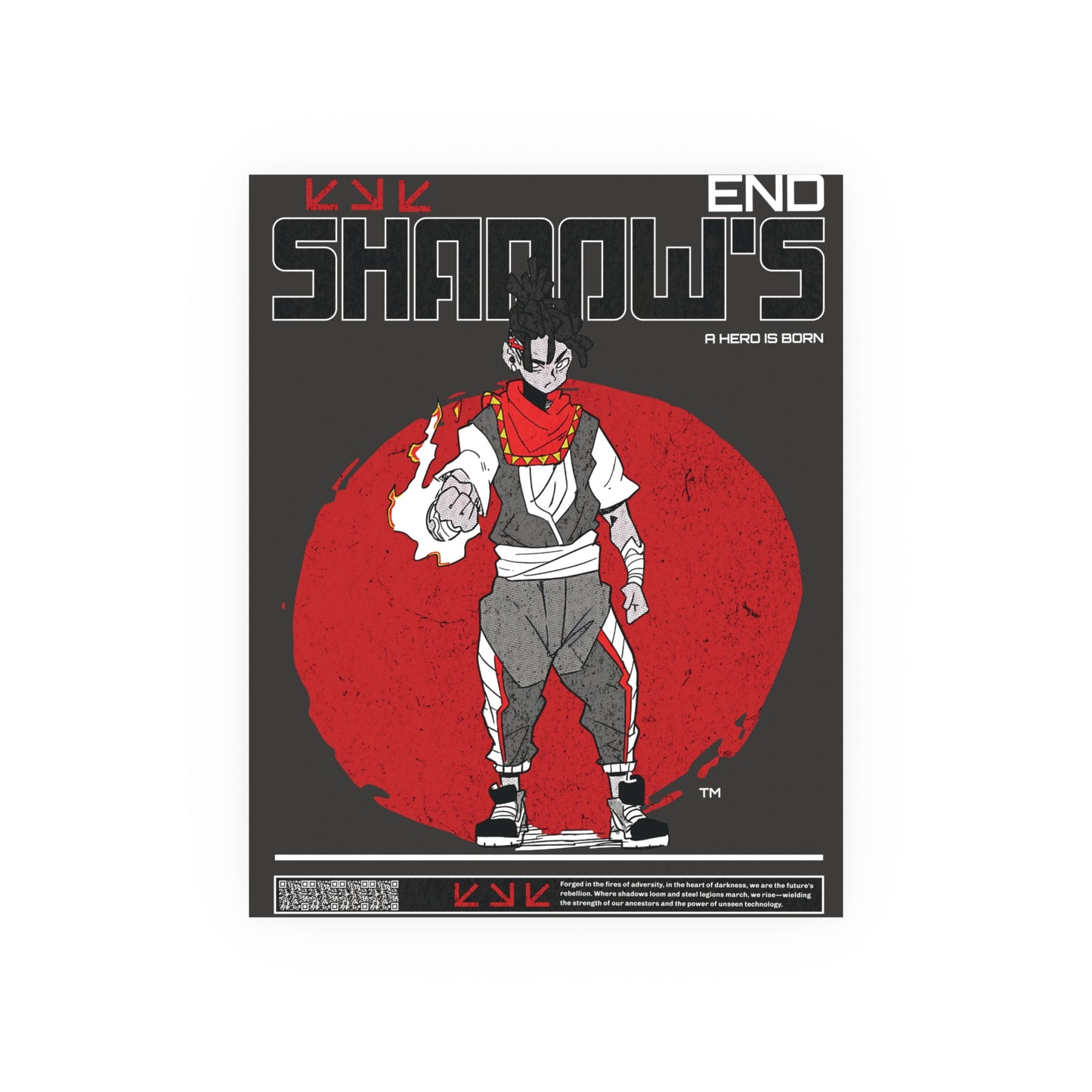 Shadow's End: Ai Deng's Matte Poster - Shadow
