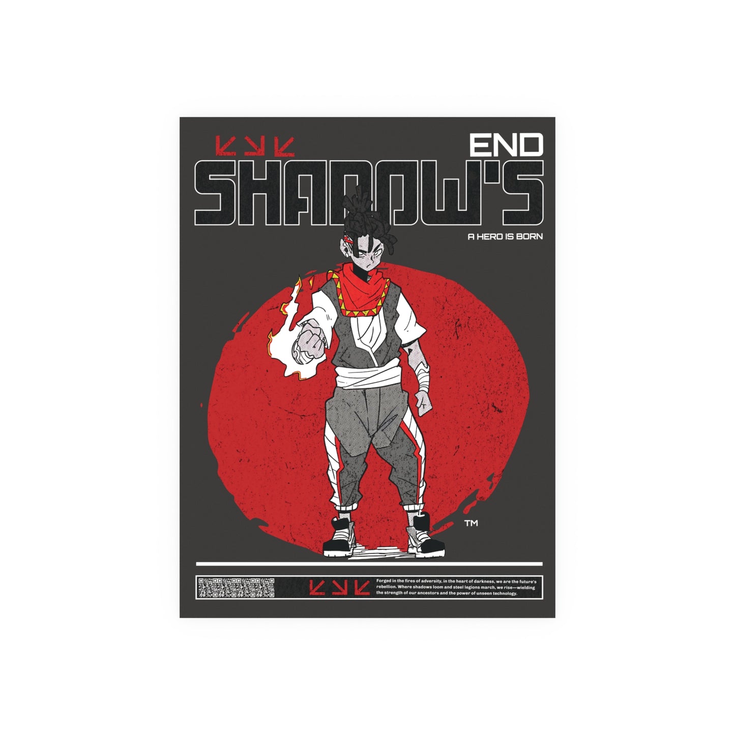 Shadow's End: Ai Deng's Matte Poster - Shadow