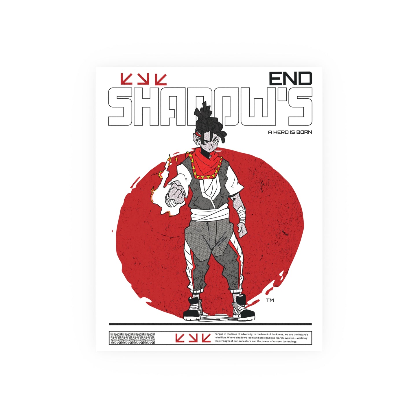 Shadow's End: Ai Deng's Matte Poster - Moonlight