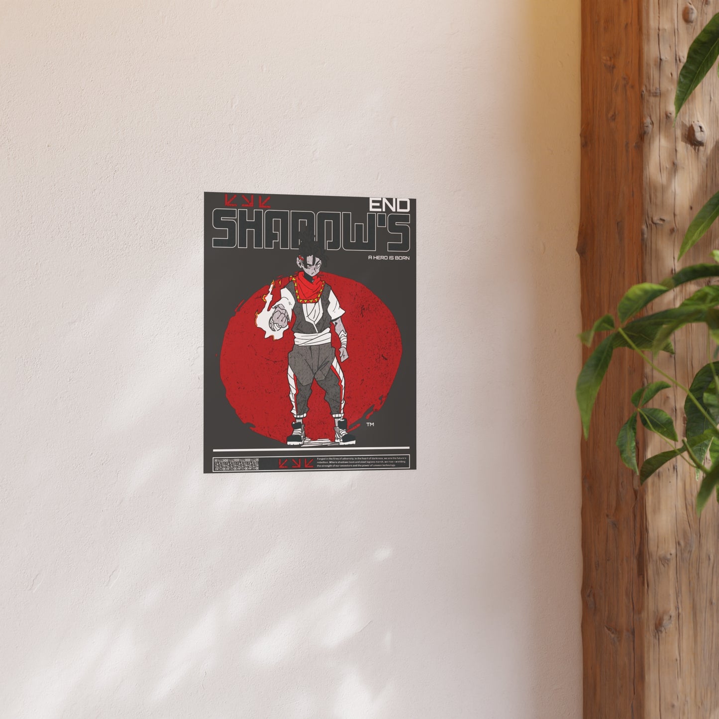 Shadow's End: Ai Deng's Matte Poster - Shadow
