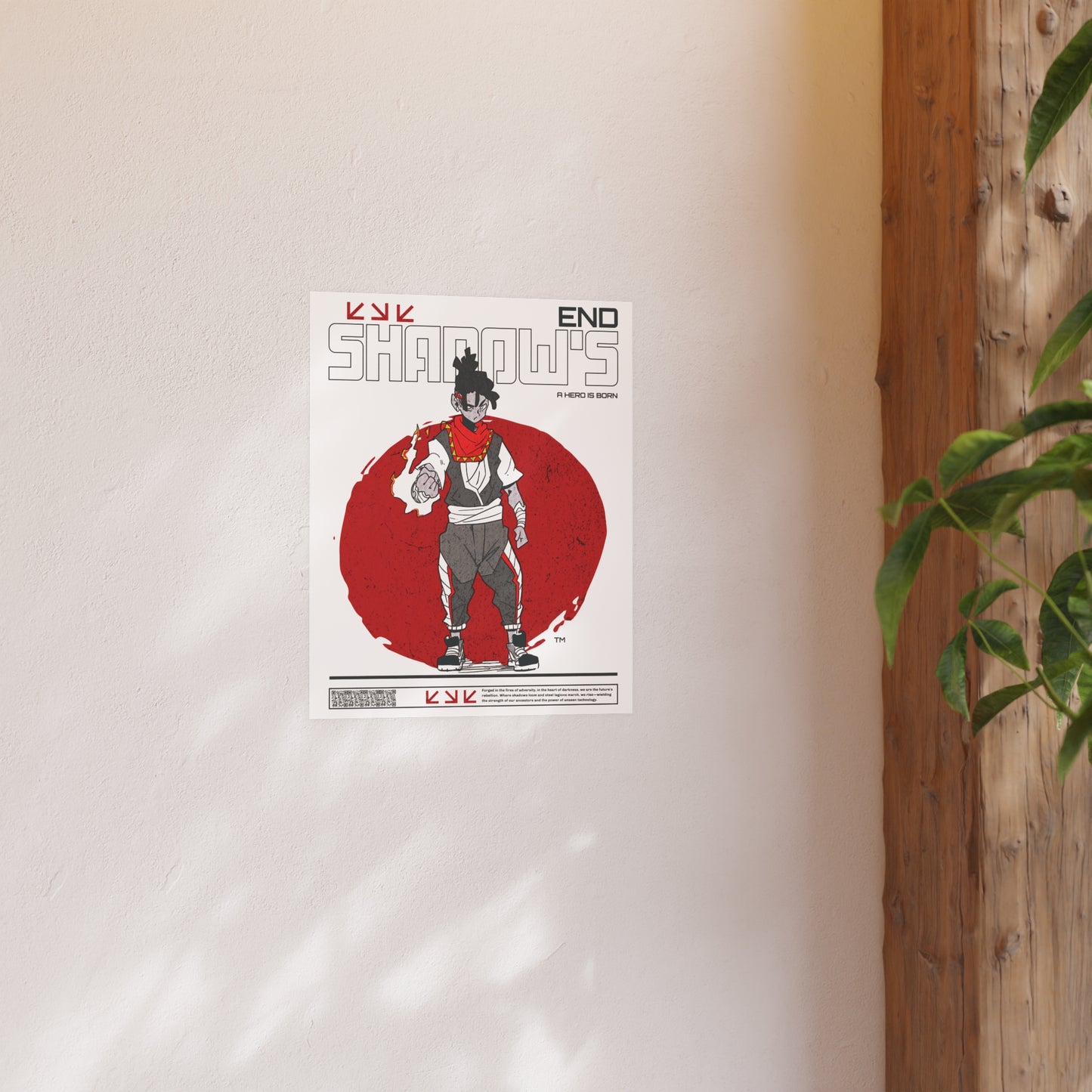 Shadow's End: Ai Deng's Matte Poster - Moonlight